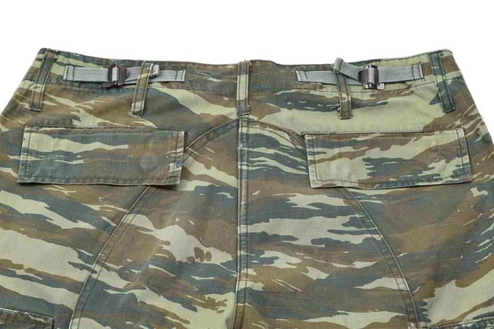 Pantalon BDU réel de l'armée grecque, camouflage lézard ripstop, pantalon excédentaire militaire grec