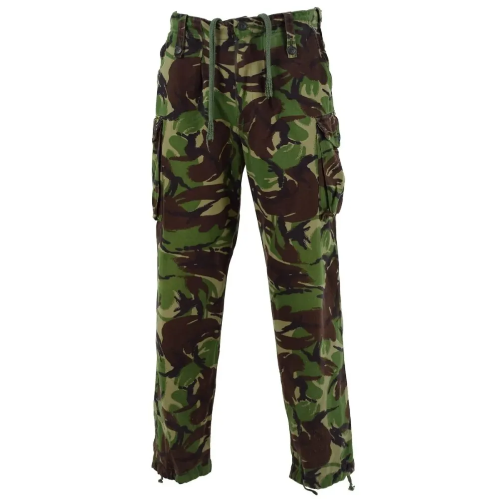 Pantalon de combat BDU novateur de l'armée britannique tempéré DMP Woodland Pantalon de surplus