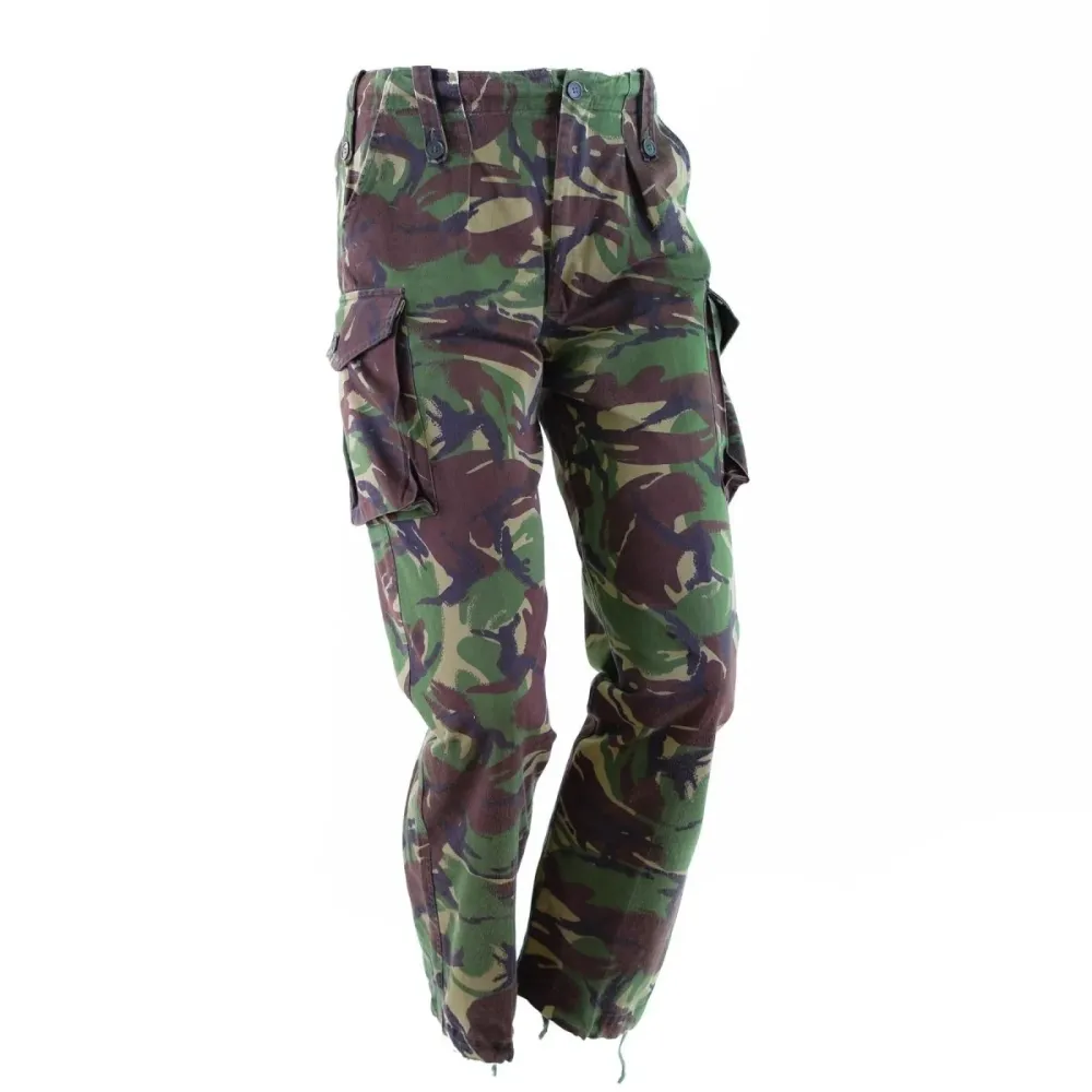 Pantalon de combat BDU novateur de l'armée britannique tempéré DMP Woodland Pantalon de surplus