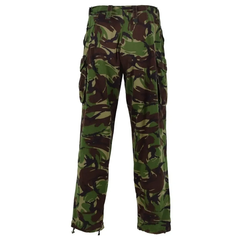 Pantalon de combat BDU novateur de l'armée britannique tempéré DMP Woodland Pantalon de surplus