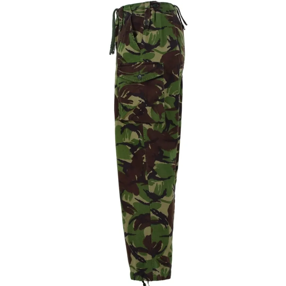 Pantalon de combat BDU novateur de l'armée britannique tempéré DMP Woodland Pantalon de surplus