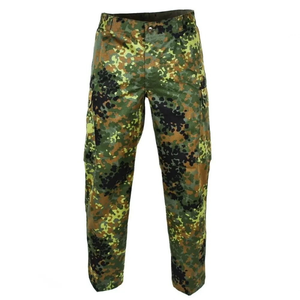 Pantalon de combat de l'armée allemande vrai flecktarn camouflage BW NEUF