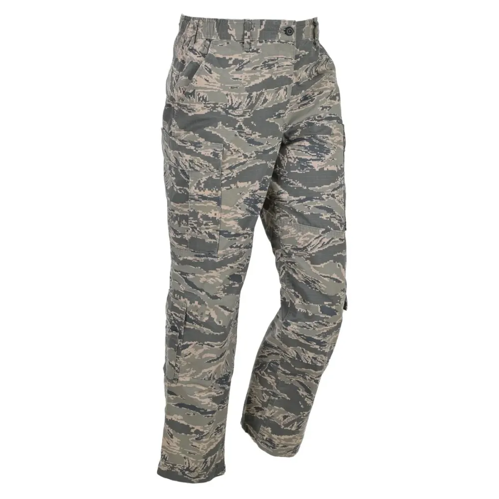 Pantalon de terrain militaire américain édit pour femme Rip Stop ABU Digital Tiger Stripe Camo