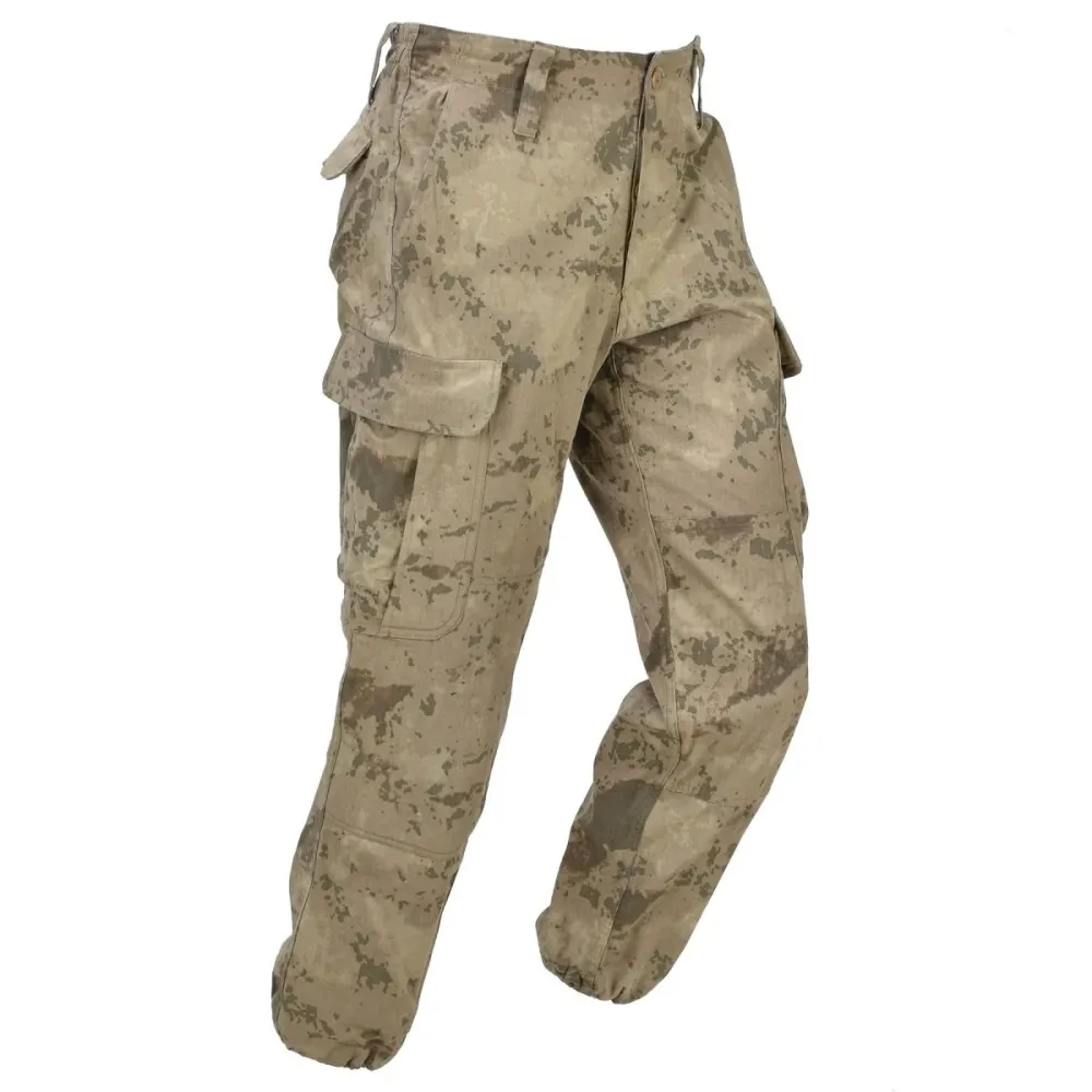 Pantalons de champ militaire turc d'origine AG18 RIPSTOP POCHES DE CAROGE M2018 CAMO