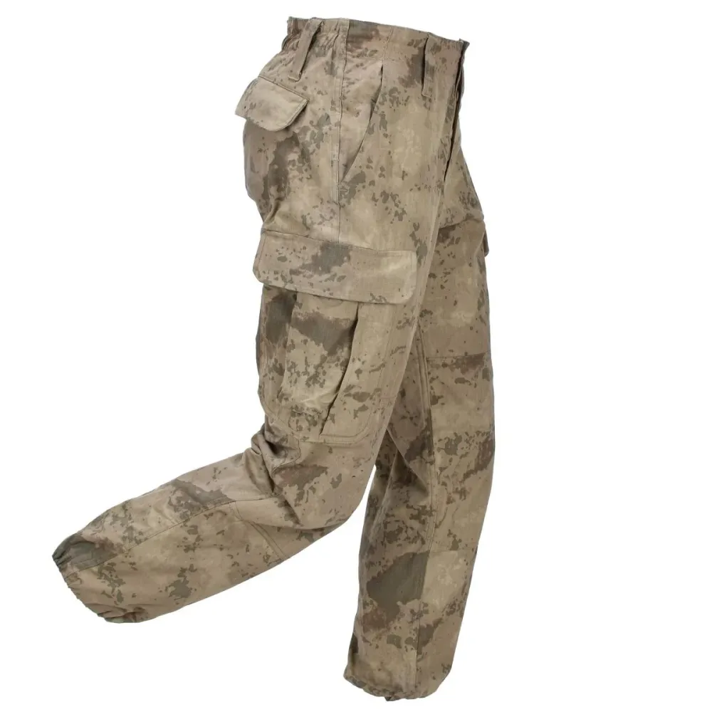 Pantalons de champ militaire turc d'origine AG18 RIPSTOP POCHES DE CAROGE M2018 CAMO