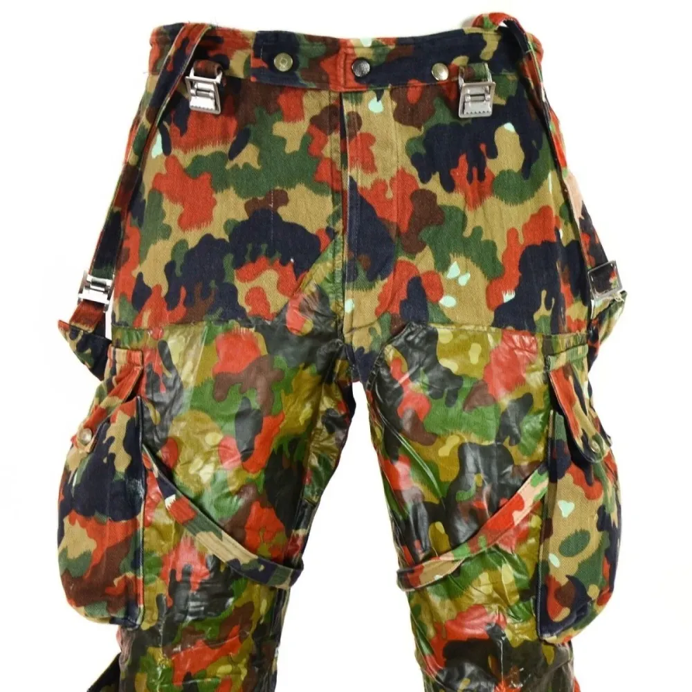 Pantalon de combat pur de l'armée suisse M70 Pantalon de sniper camouflage de combat suisse