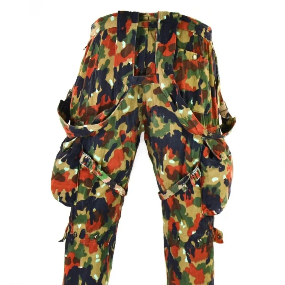 Pantalon de combat pur de l'armée suisse M70 Pantalon de sniper camouflage de combat suisse