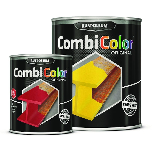 Peinture anti-rouille COMBICOLOR - vert réséda RAL 6011 - 750 mL - RUST-OLEUM