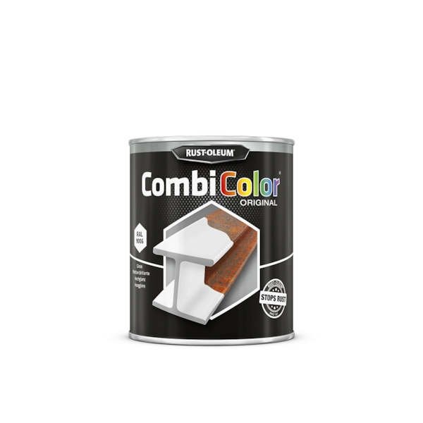 Qualité Professionnelle Peinture anti-rouille COMBICOLOR - aluminium blanc RAL 9006 - 750 mL - RUST-OLEUM