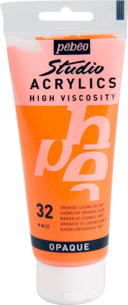 Approuvé Carrosserie PEINTURE ACRYLIQUE ORANGE CADMIUM MOYEN 100ML