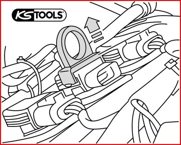 Extracteur de bobine d'allumage KS Tools type 4 90 mm 500.7555 choisir à bas prix