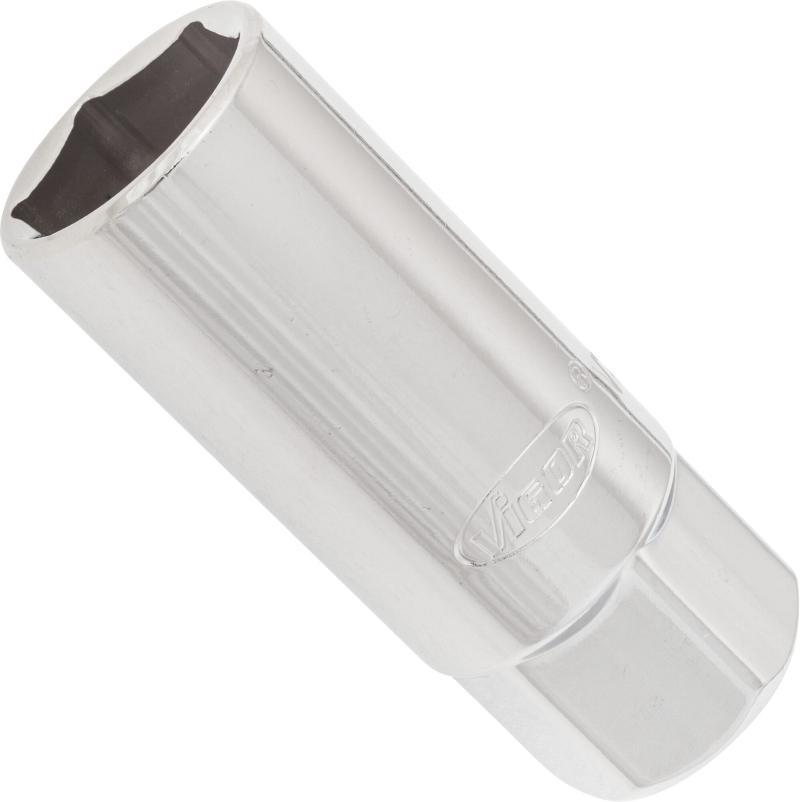 Insert de bougie d'allumage VIGOR carré creux 125 mm (1/2 pouce) profil hexagonal extérieur 21 mm V2582N se fourn...