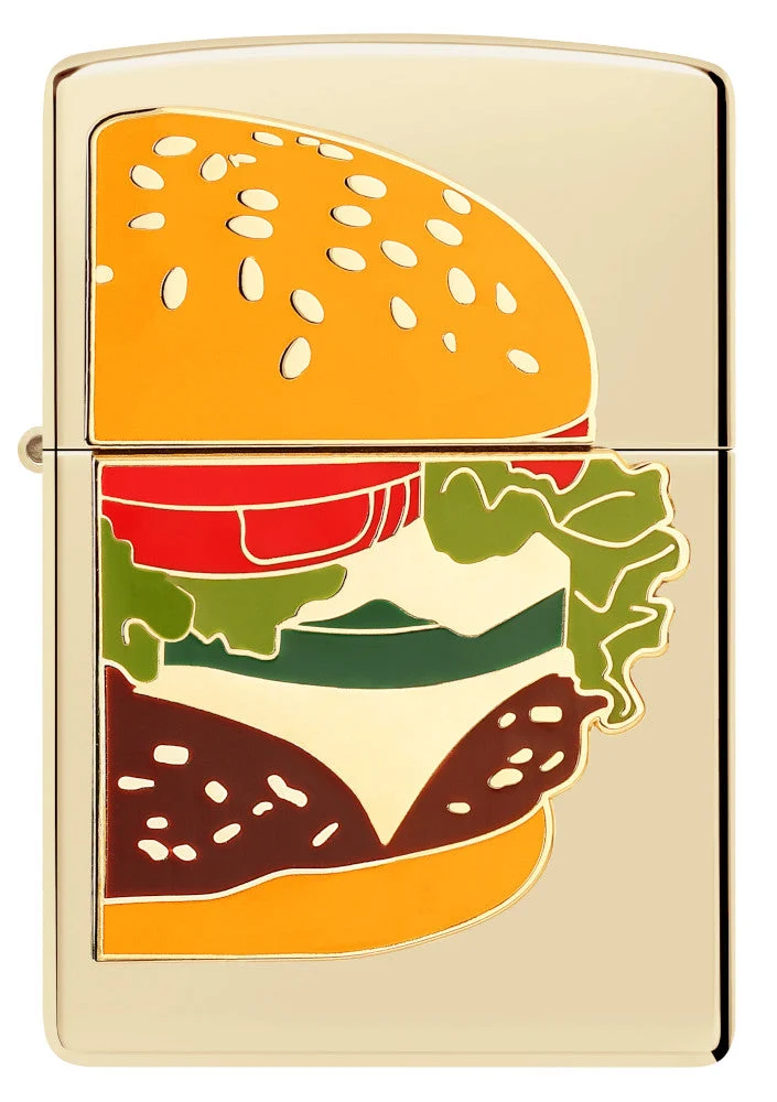 Motif Foodie « burger » avec rivets de maillon
