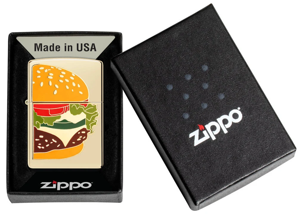 Motif Foodie « burger » avec rivets de maillon