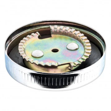CAP, OIL FILLER, ACIER CHROMÉ