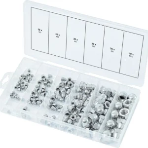 Gamme d'écrous en acier inoxydable KS Tools métriques 150 pièces 970.0460 prendre à bas prix