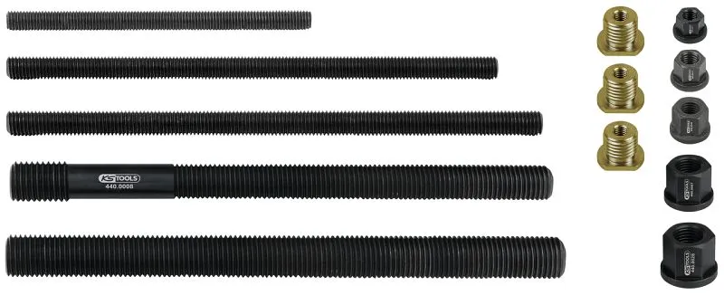 KS Tools tige de traction écrou à collet jeu d'adaptateurs 13 pièces 440.0040 commander à bas prix