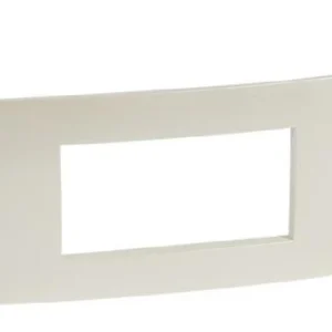 PLACCA BTICINO LEGRAND VELA QUADRATA 4 MODULI BIANCA 682630
