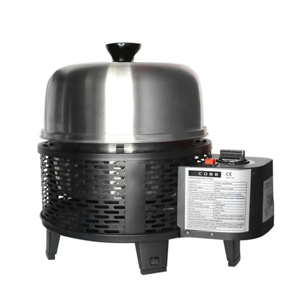Cobb Pro Gas Noir jais Gasgrill Grill Camping Tischgrill inkl. Grillplatte, Deckel pour propane 11kg