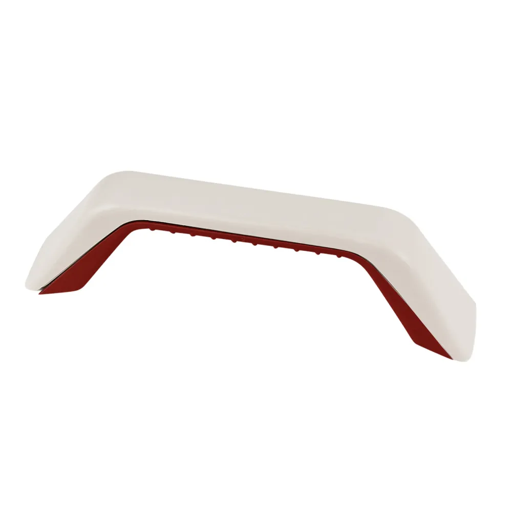 Haute Résistance Wohnwagen Rangiergriff, 180 mm, Kunststoff, Unterteil Rot, Oberteil Perlweiss