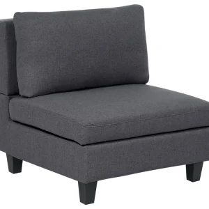 Fabric 1-Seat Section Dark Grey UNSTAD
