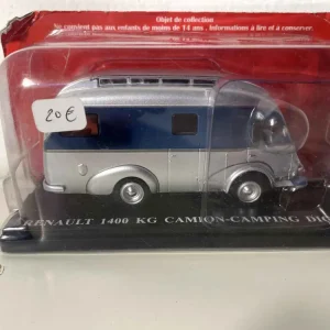 Renault 1400 kg gris et bleu camion-camping Digue pour Camping-Car