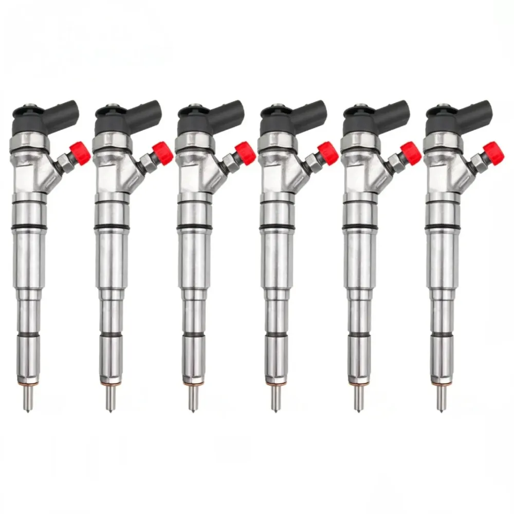 6x 0445110212 BOSCH injecteur BMW E60 E61 525 d 7794652 0986435151-