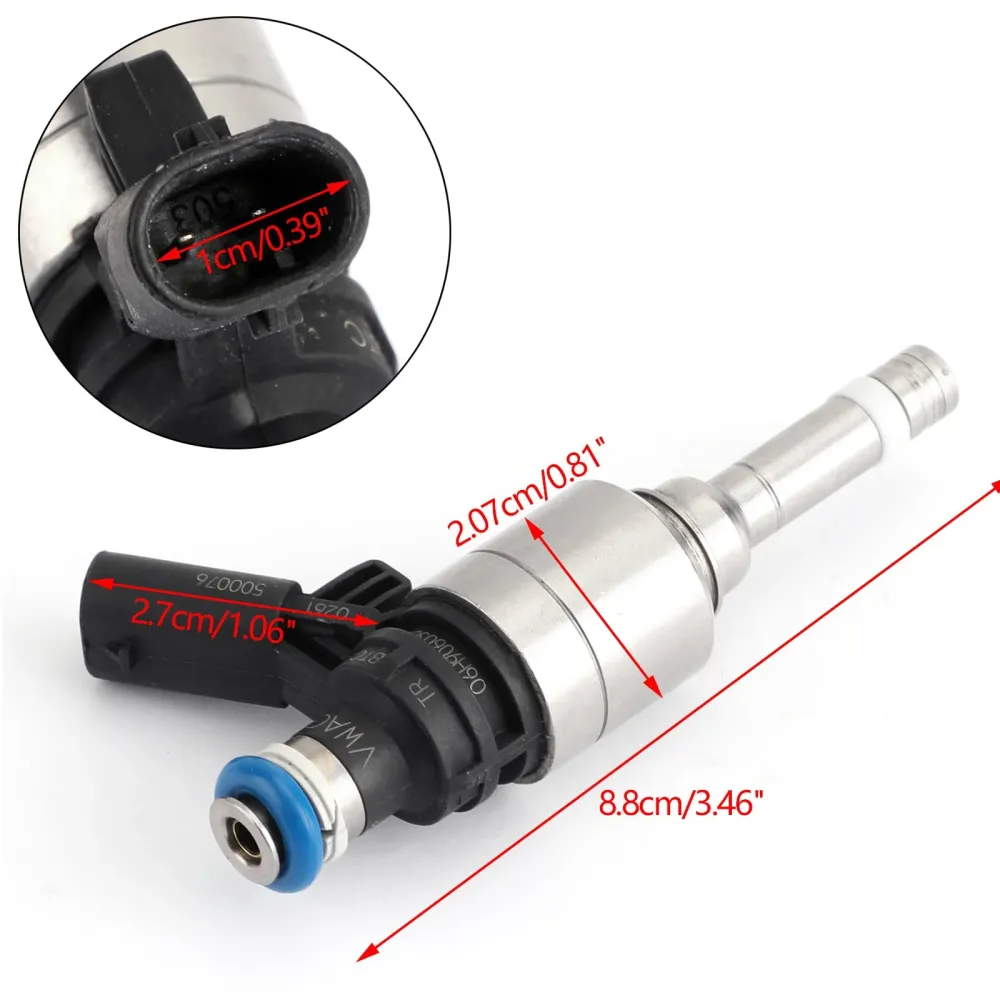 06H906036G Injecteur de carburant pour 2009-2015 Audi A4 Quattro 3.2L & Audi A4 2.0L