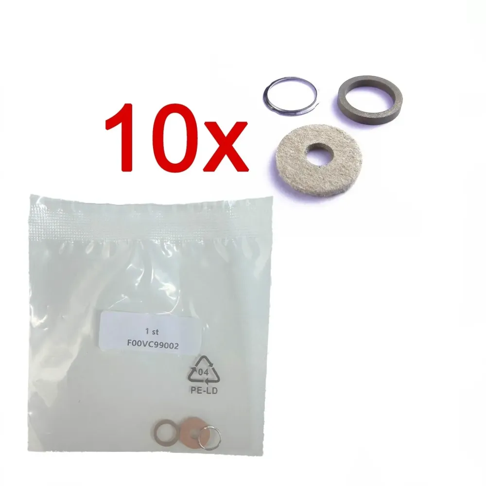 10x Kit de joints de réparation Common Rail pour injecteur Bosch