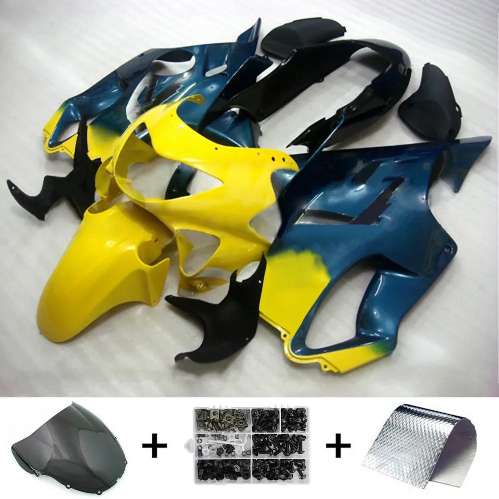 1999-2000 Honda CBR600 F4 Kit de carénage d'injection carrosserie plastique ABS # 145