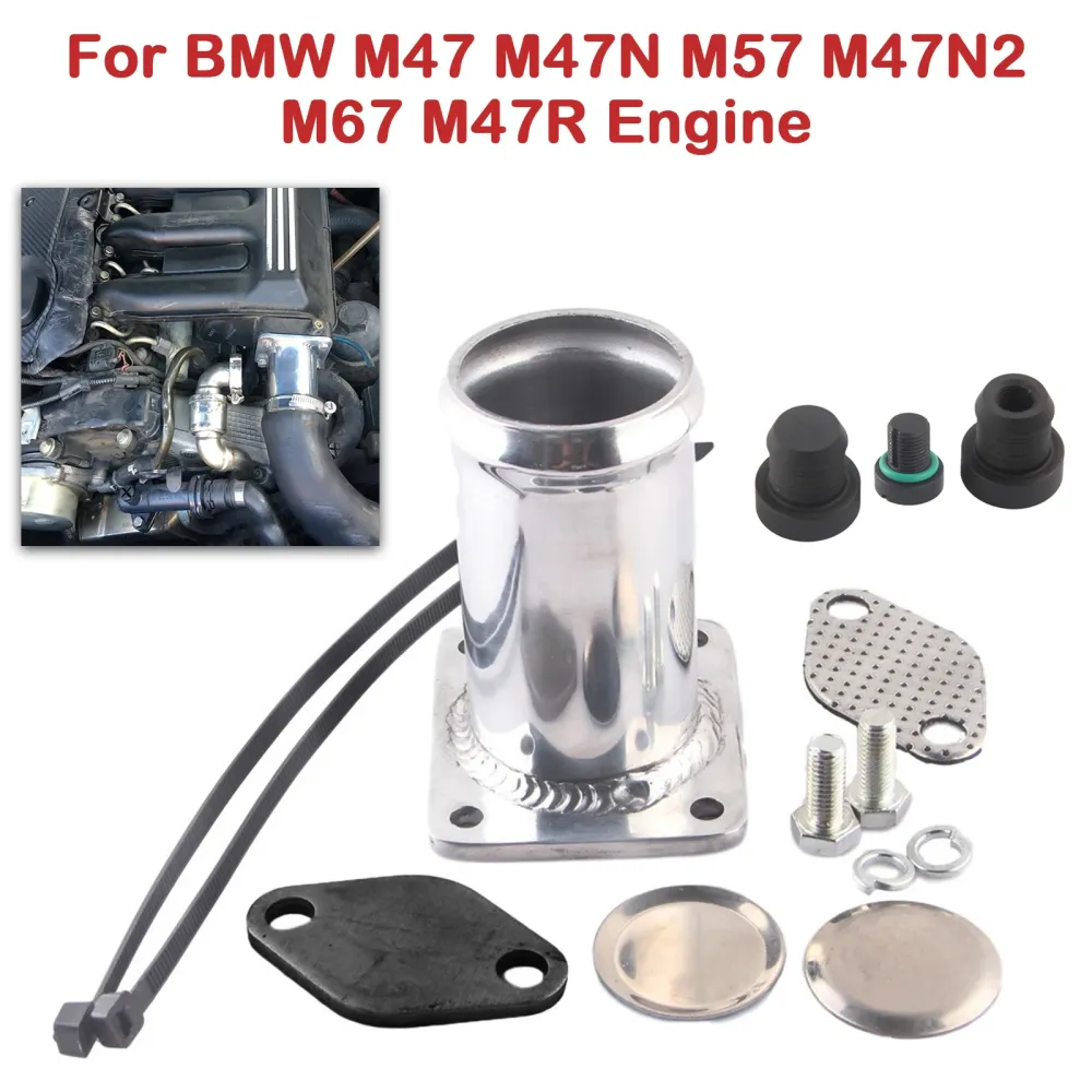 1999-2003 BMW Série 5 E39 520d EGR Supprimer le kit d'obturation M47 M47N M57 M47N2 M67 M47R Moteur
