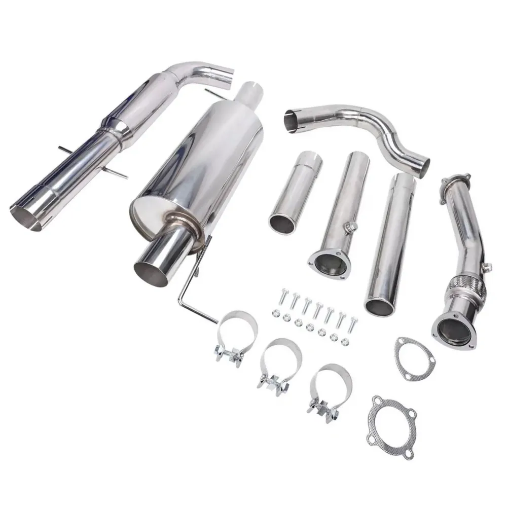 1999-2005 Volkswagen Jetta A4 Typ 1J 1.8T 3" Système d'échappement sans catalyseur + tuyau de descente