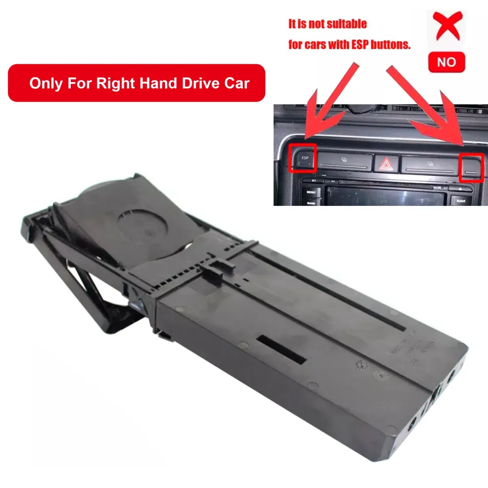 2001-2008 Audi B6 A4/S4/Avant/Quattro Porte-gobelet rétractable conduite à droite 8E2862534L