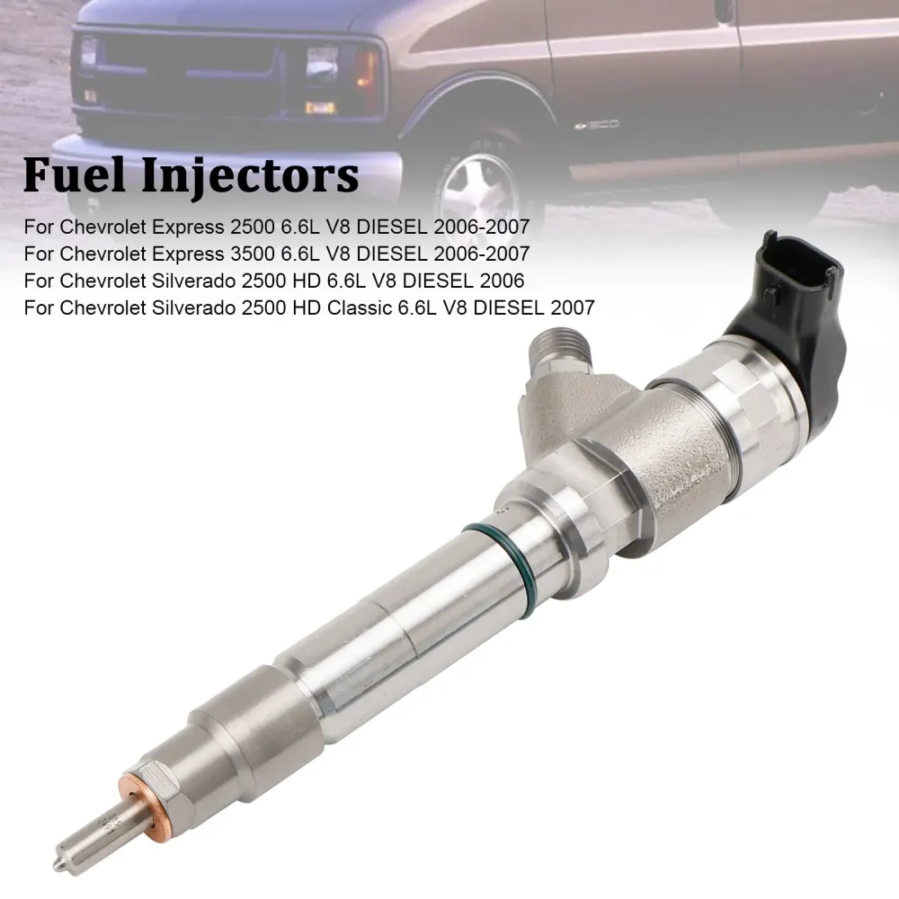 2006 Chevrolet Silverado GMC Sierra 2500 3500 HD Hummer H1 6.6L V8 DIESEL 1 pièces injecteur de carburant 0445120042 04451...