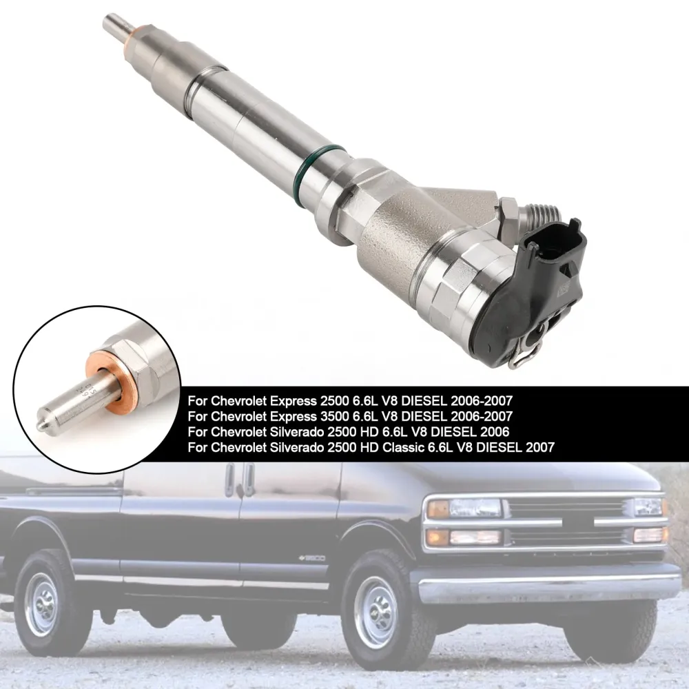 2006 Chevrolet Silverado GMC Sierra 2500 3500 HD Hummer H1 6.6L V8 DIESEL 1 pièces injecteur de carburant 0445120042 04451...