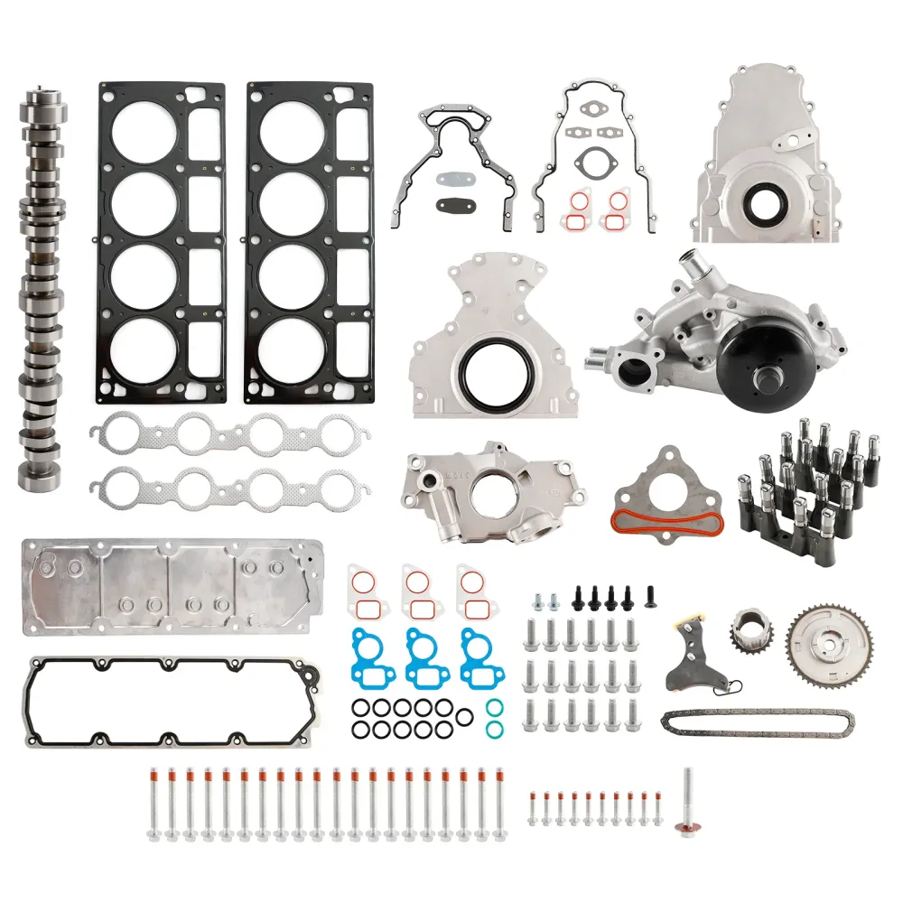 2007 GMC SIERRA 1500 CLASSIC 5.3L 5328CC 325CID V8 OHV NON AFM DOD Kit de levage à came avec couvercle de vallée 12646386...