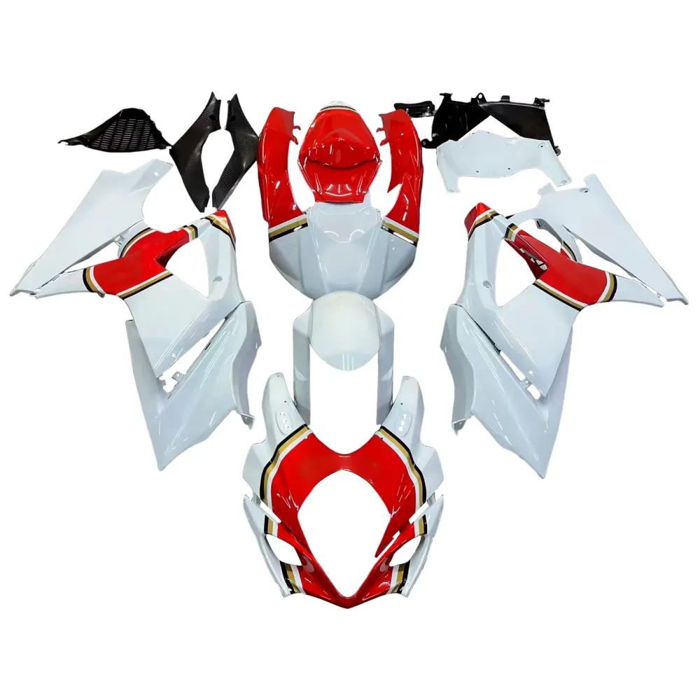 2007-2008 GSXR1000 Carénage de carrosserie rouge ABS Ensemble de plastiques moulés par injection générique