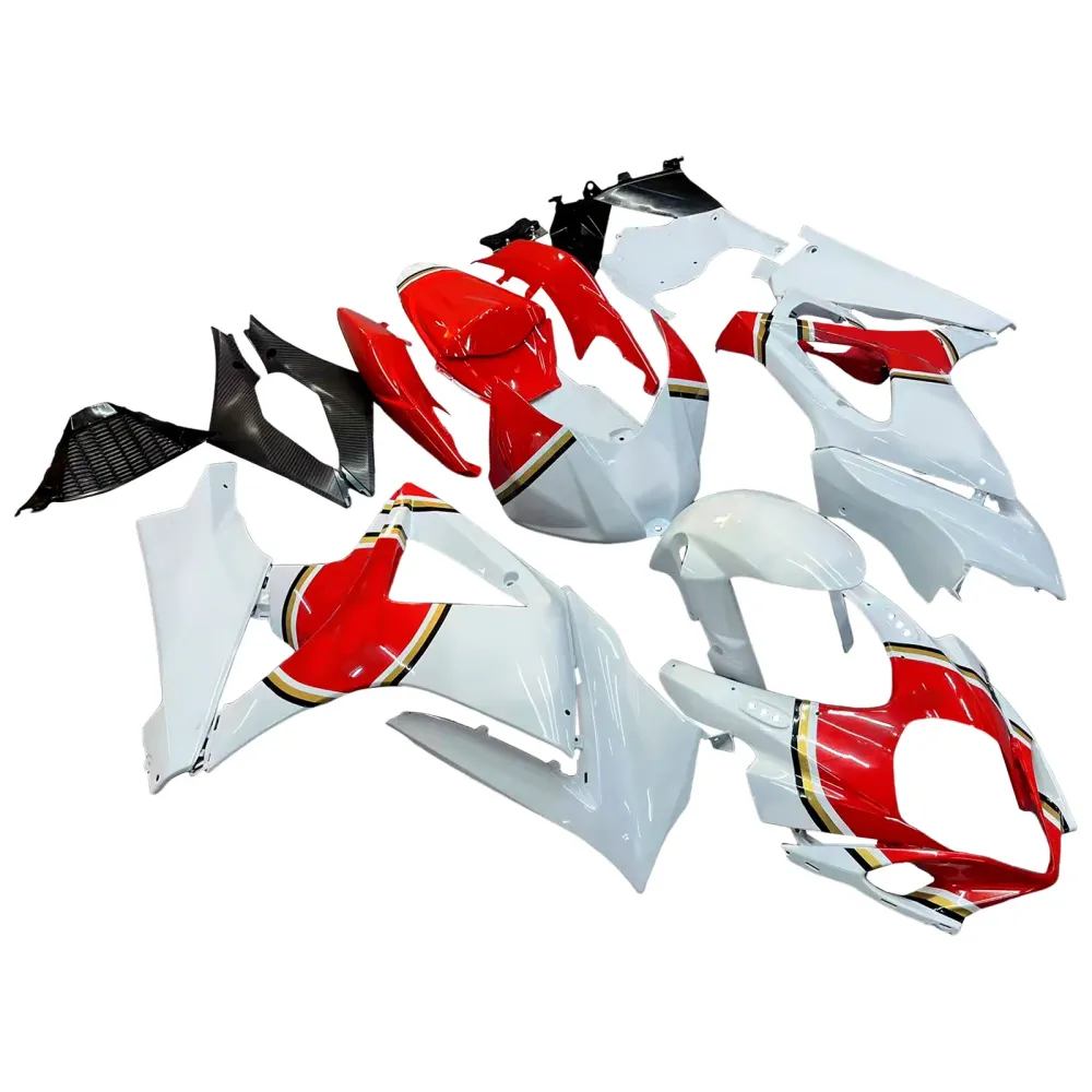 2007-2008 GSXR1000 Carénage de carrosserie rouge ABS Ensemble de plastiques moulés par injection générique