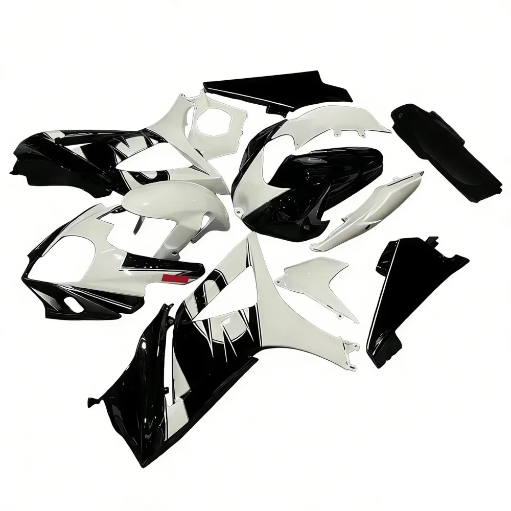 2007-2008 Suzuki GSXR 1000 Noir & Blanc GSXR Racing Carénages Générique
