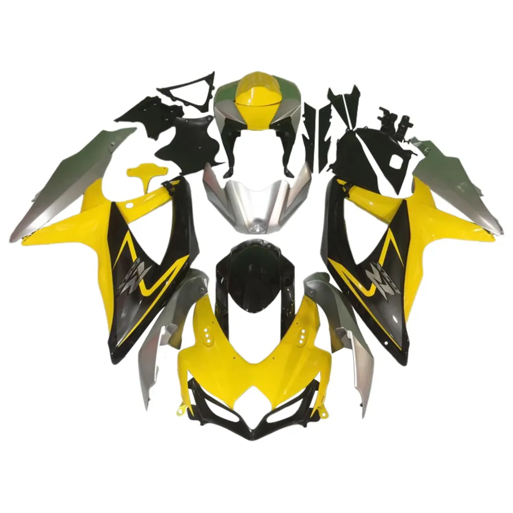 2008-2010 Suzuki GSXR 600/750 K8 Kit de carénage d'injection carrosserie plastique ABS