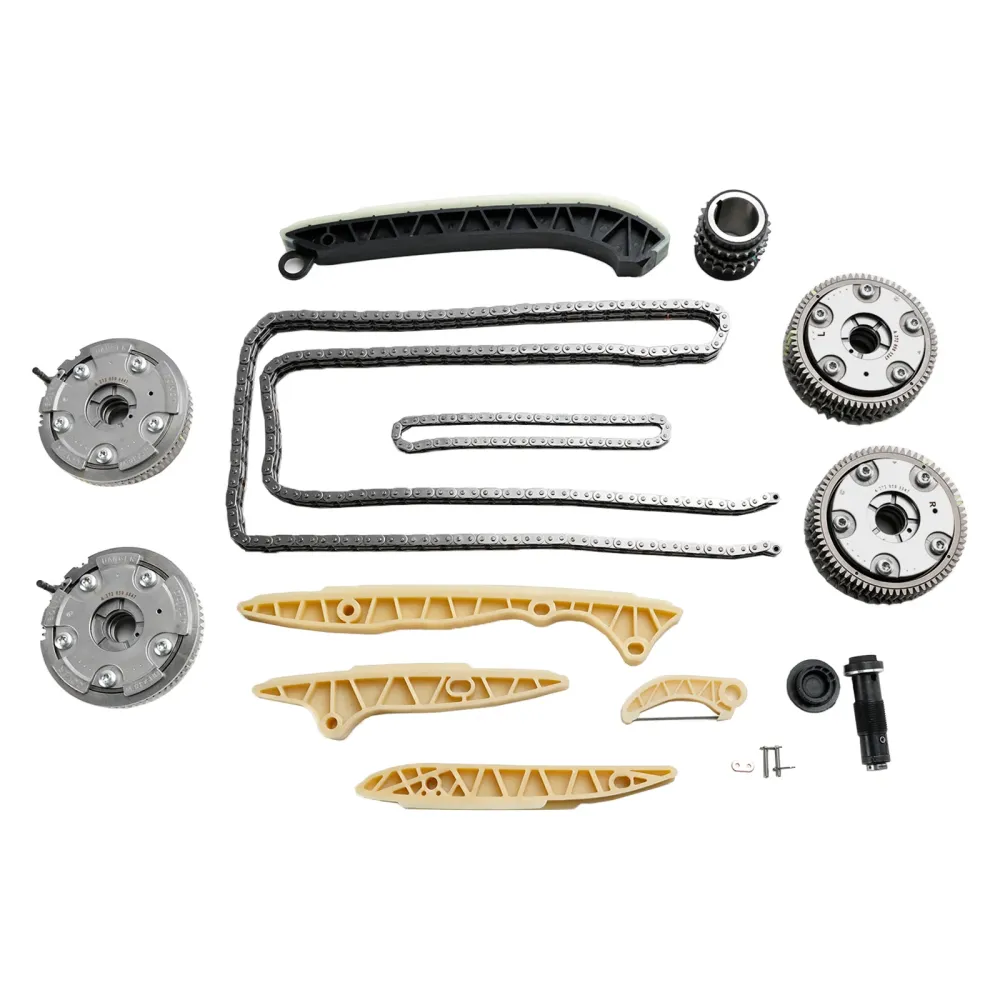 2009 Mercedes-Benz SLK 300 Base 3.0L V6 - Kit de chaîne de distribution à gaz + 4× ajusteurs d'arbre à cames