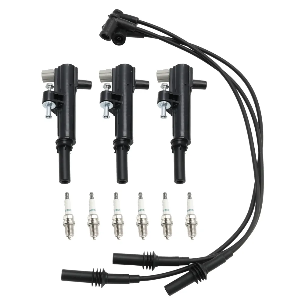 2011-2012 RAM 150 V6 3,7 L 3x bobine d'allumage + 6x bougie d'allumage + 3x fil UF640