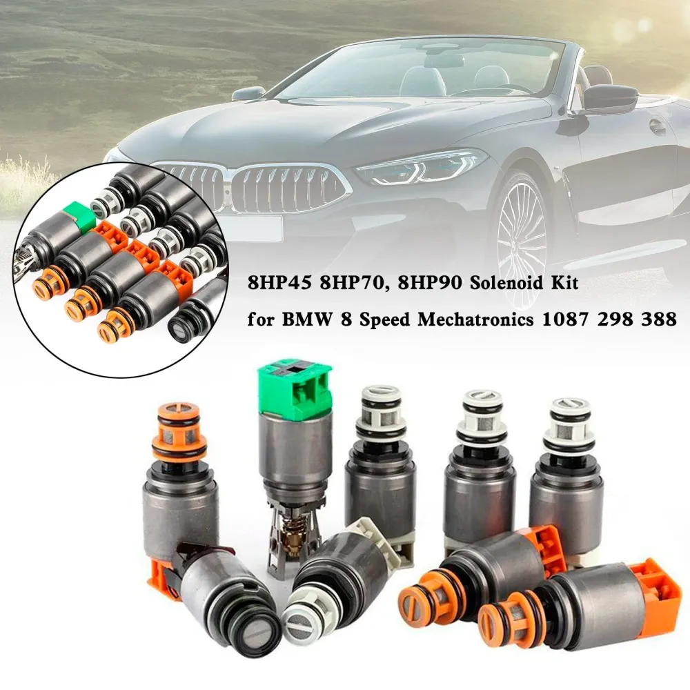 2011-SUR BMW SÉRIE 3? L4 2.0L L6 3.0L Mécatronique 8 vitesses 1087 298 388 8HP45 8HP70 8HP90 Kit solénoïde
