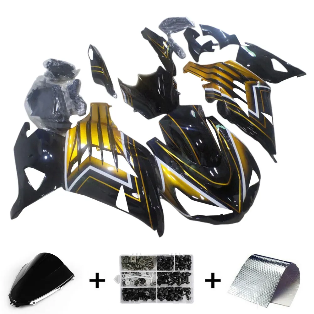 2012-2025 Kawasaki ZX14R Kit de carénage d'injection carrosserie plastique ABS #104