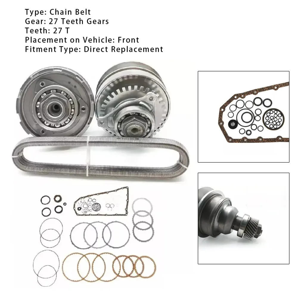2013-2016 Altima 2,5l RE0F10E JF017E Kit de reconstruction de transmission CVT avec courroie de chaîne 27 T