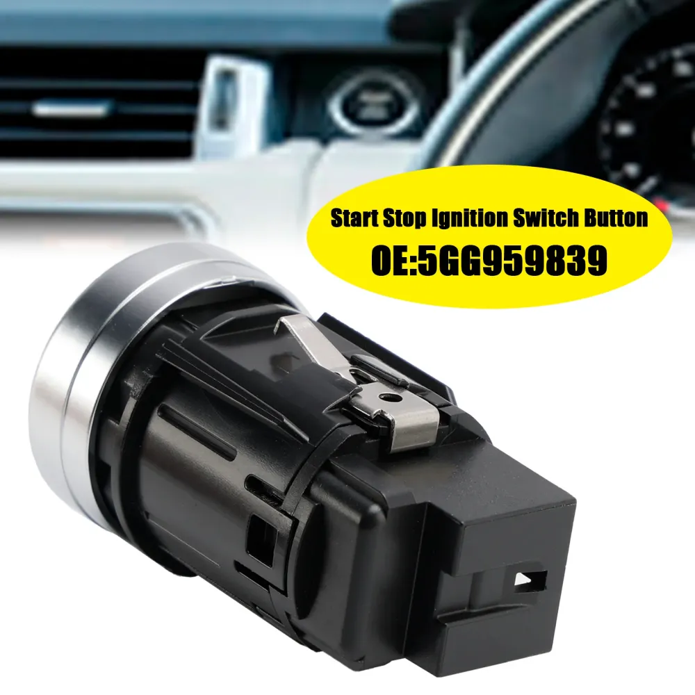 2013-2017 VW Volkswagen Golf & GTI & e-Golf & Golf Sportwagen Start Stop Bouton de commutation d'allumage 5GG959839 pour