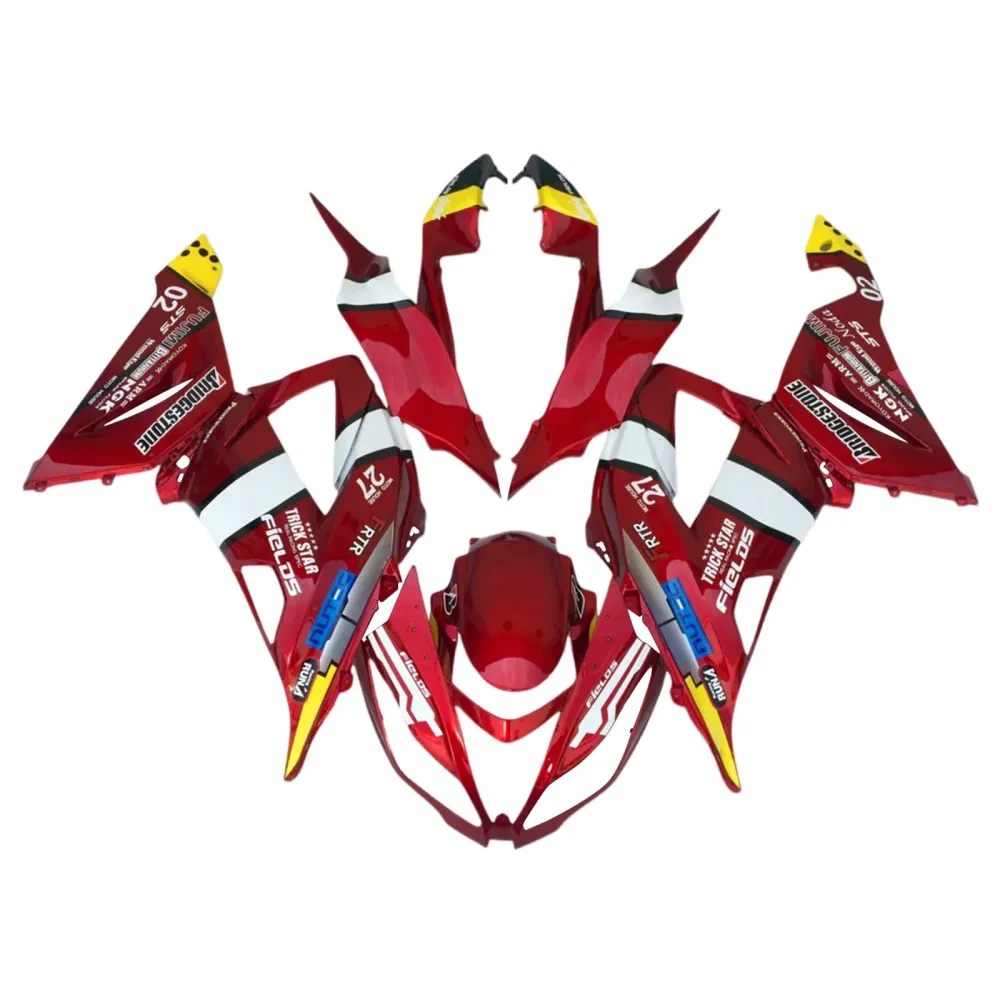 2013-2018 Kawasaki ZX6R 636 Kit de carénage d'injection carrosserie plastique ABS