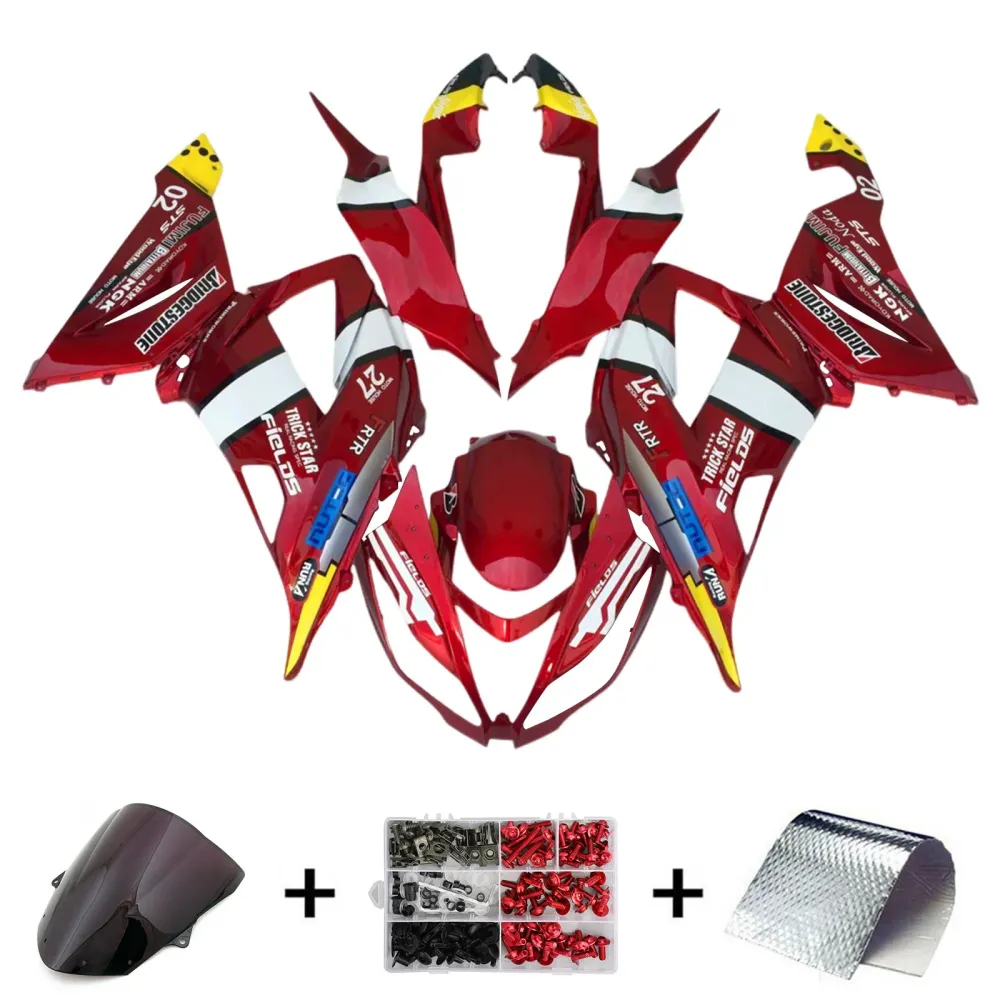 2013-2018 Kawasaki ZX6R 636 Kit de carénage d'injection carrosserie plastique ABS
