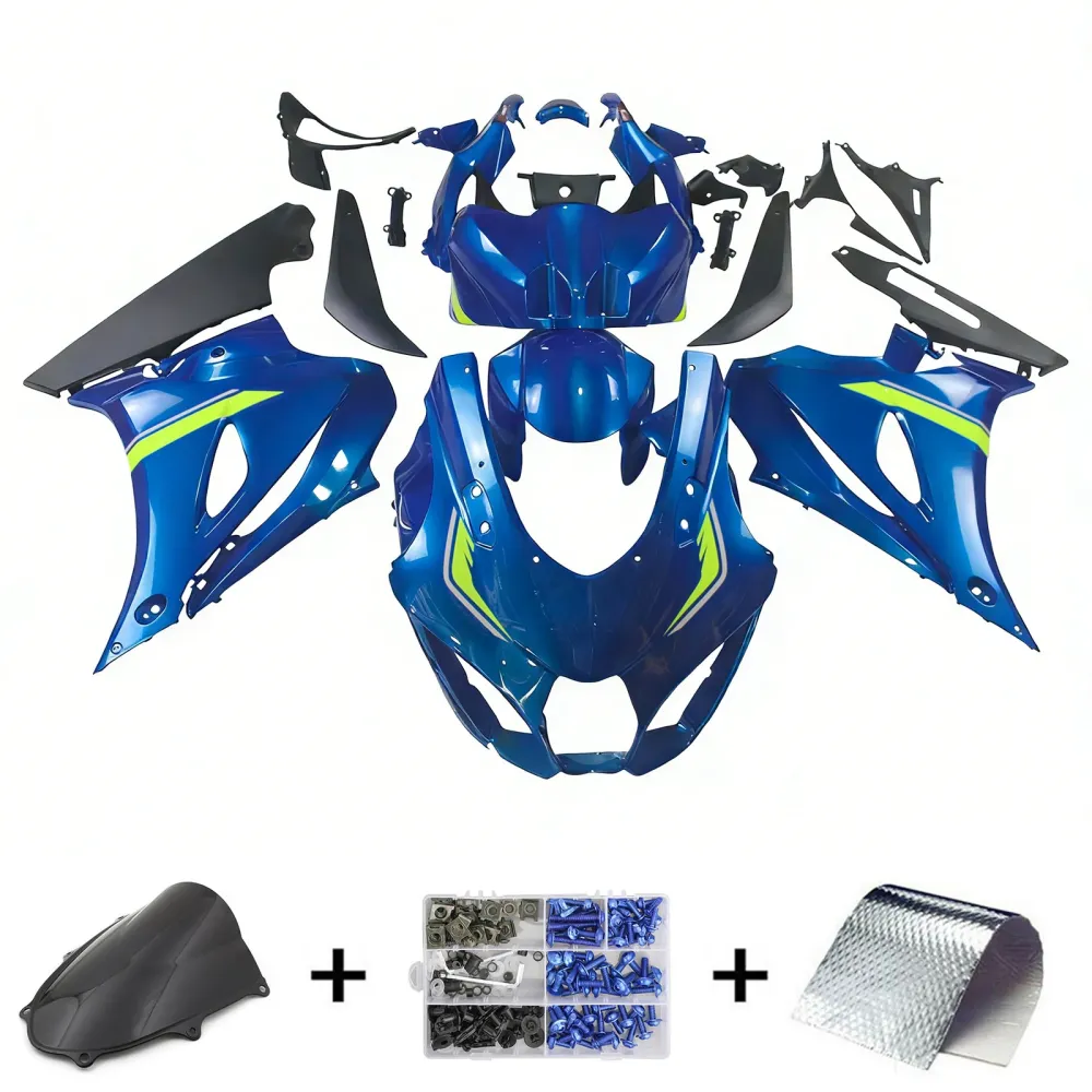 2017-2024 Suzuki GSXR1000 K17 Kit de carénage d'injection carrosserie plastique ABS #101