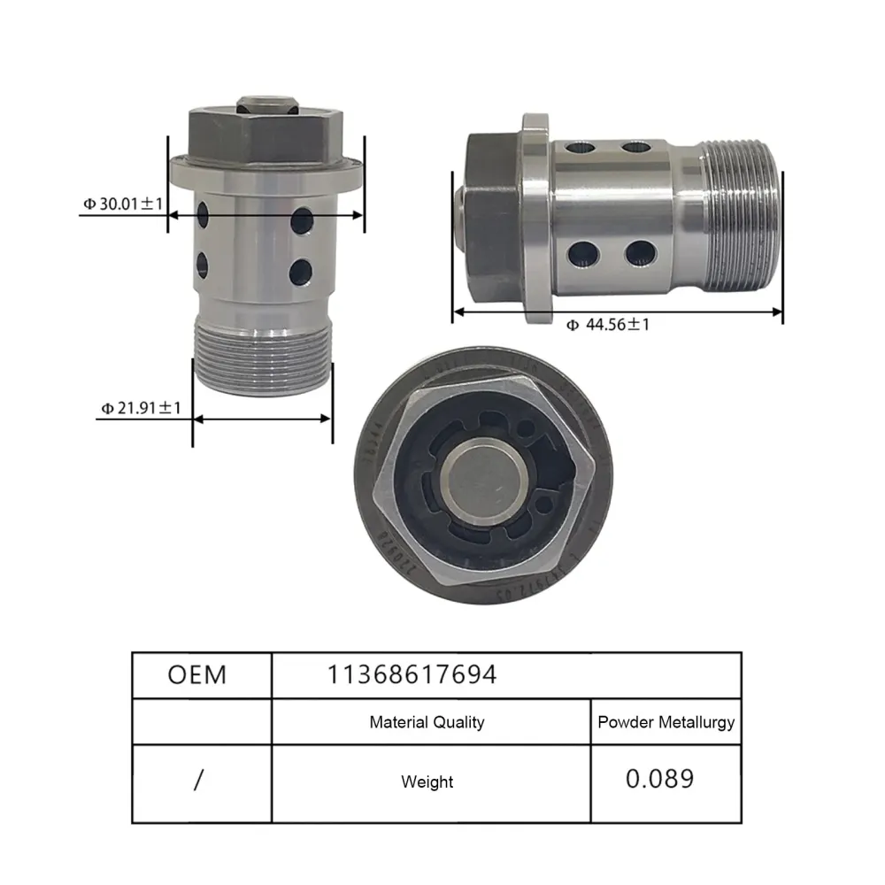 2019-2020 BMW M850I moteur distribution variable des soupapes VVT soupape de commande d'huile 11368617694